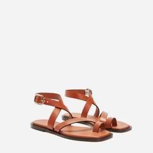 Everlane Italian Leather Wrap Sandal